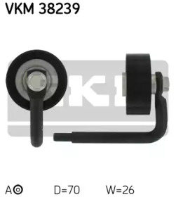 VKM38239 SKF Ролик модуля натягувача ременя